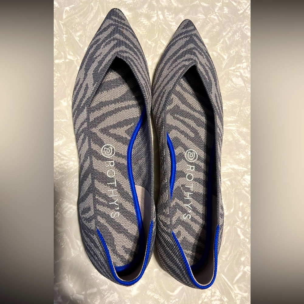 Rothy’s Tiger Stripe Pointes - Size 10.5 like new